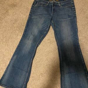 Seven7 Women's Blue Boot Cut Jeans